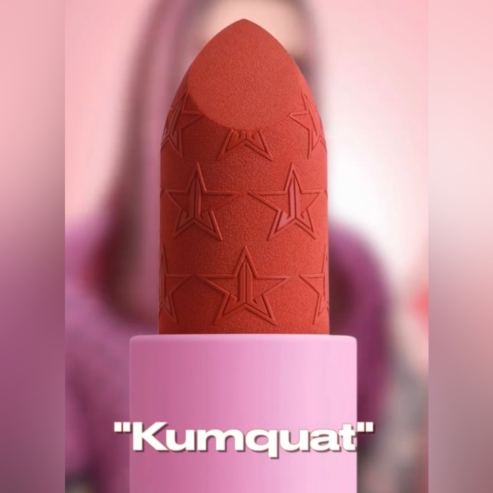 New In Box, Never swatched Jeffree Star Velvet trap lipstick in Kumquat